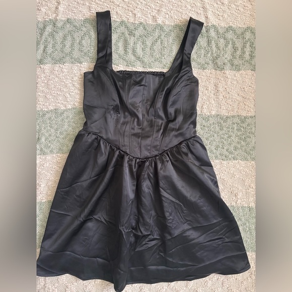 wild fable Dresses & Skirts - Wild Fable Black Satin Garment